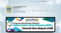 Desktop Screenshot of cedi.uum.edu.my