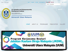 Tablet Screenshot of cedi.uum.edu.my